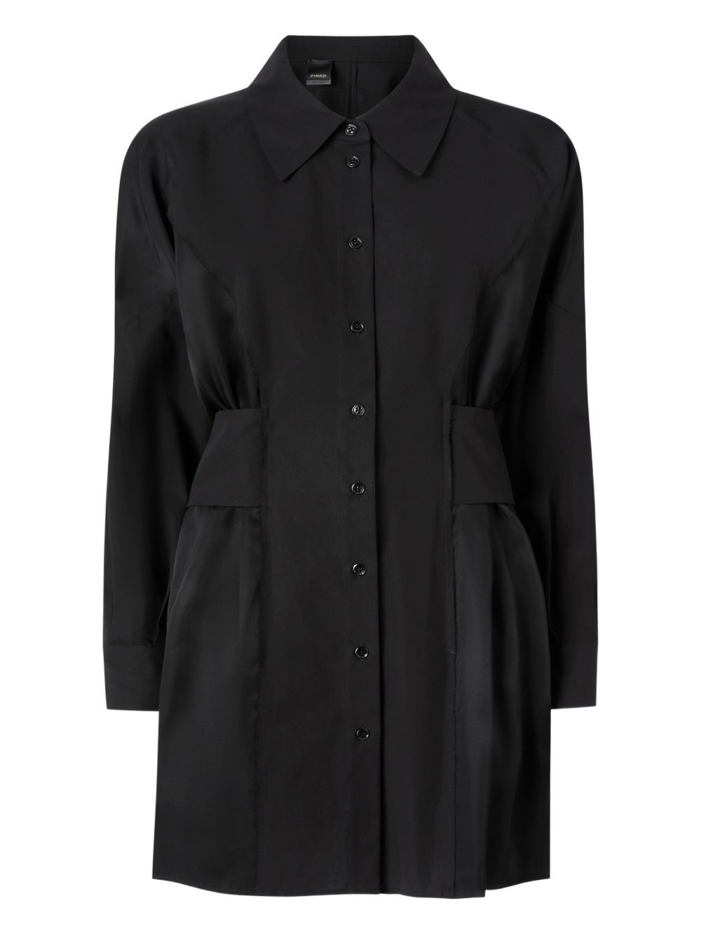 cotton shirt dress - 1