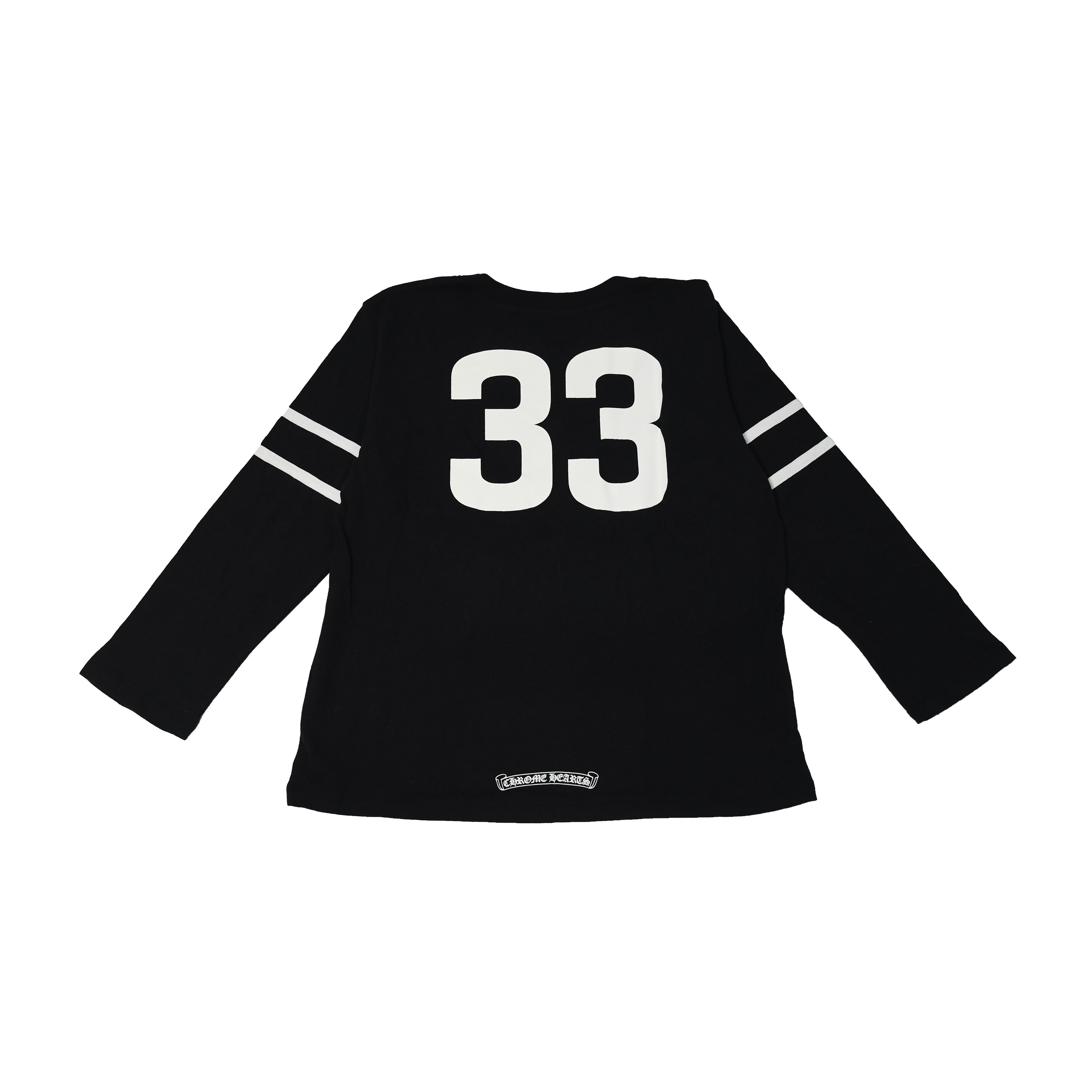 Chrome Hearts 33 Horseshoe Logo L/S Shirts Black - 2