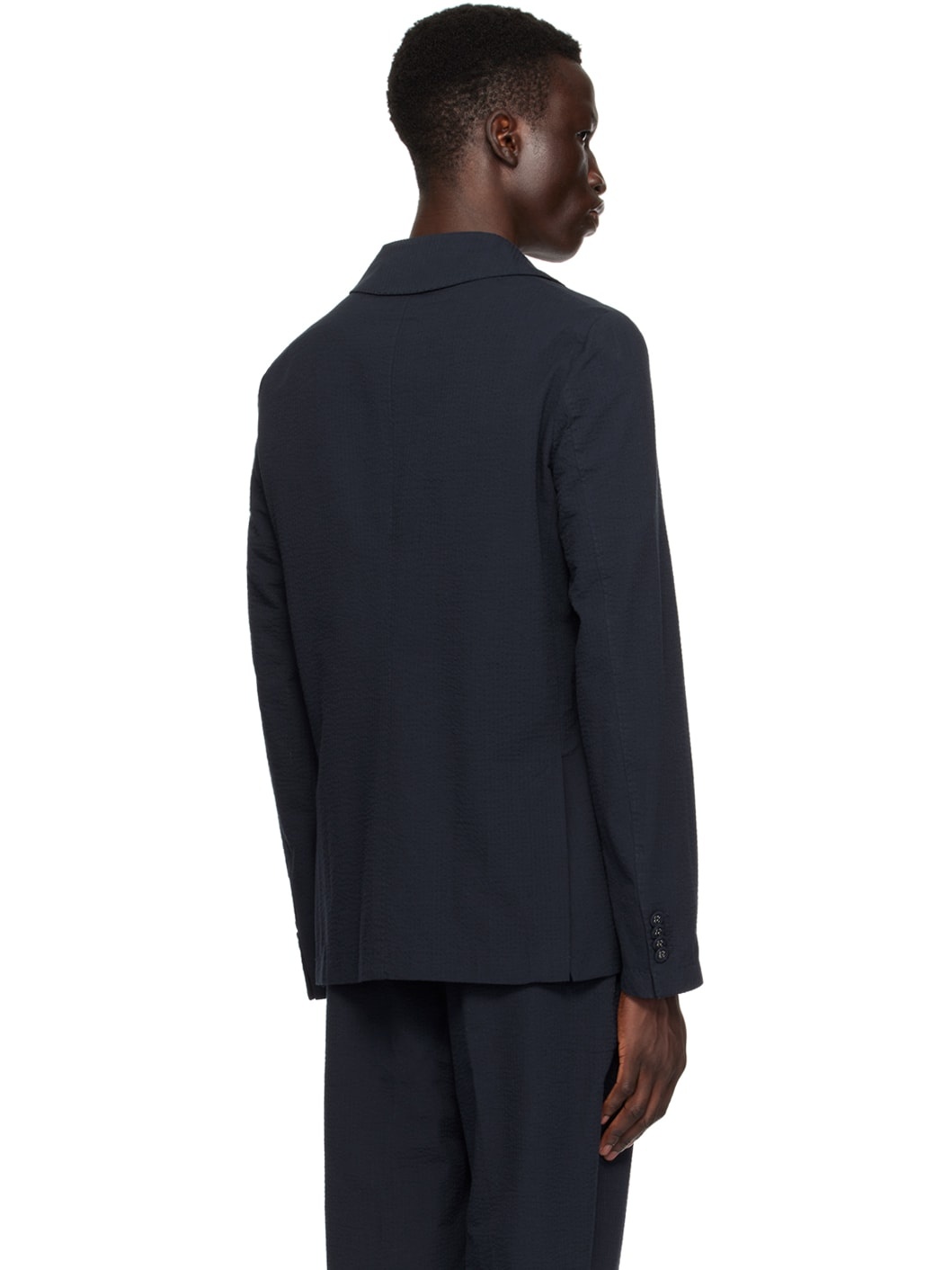 Navy Nehemiah Blazer - 3