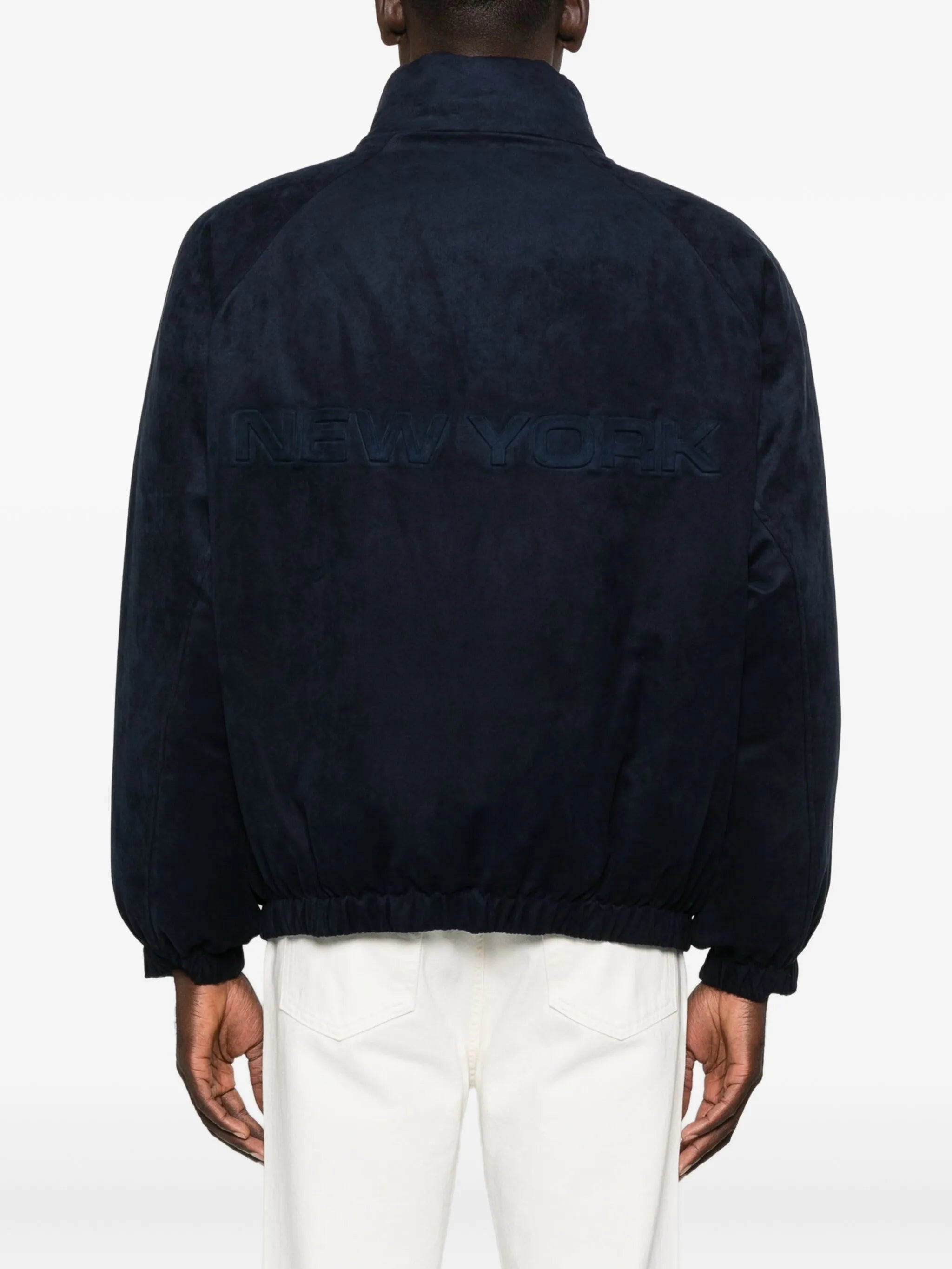 Emporio Armani Tonal-logo Press-studs Jacket - 3