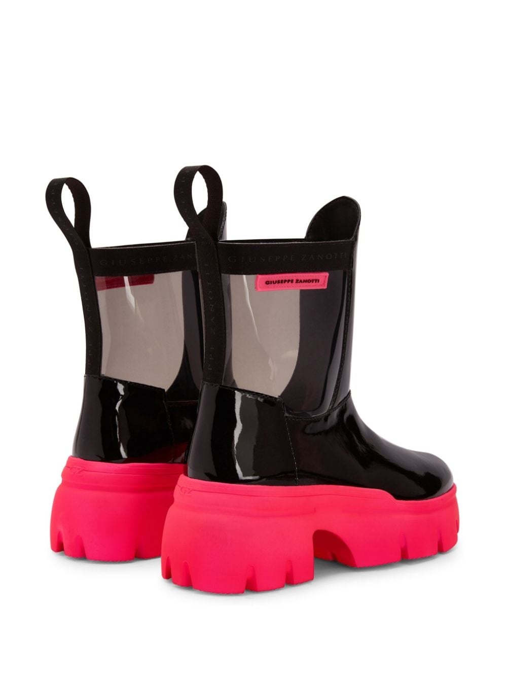 Apocalypse Riot logo-patch boots - 3
