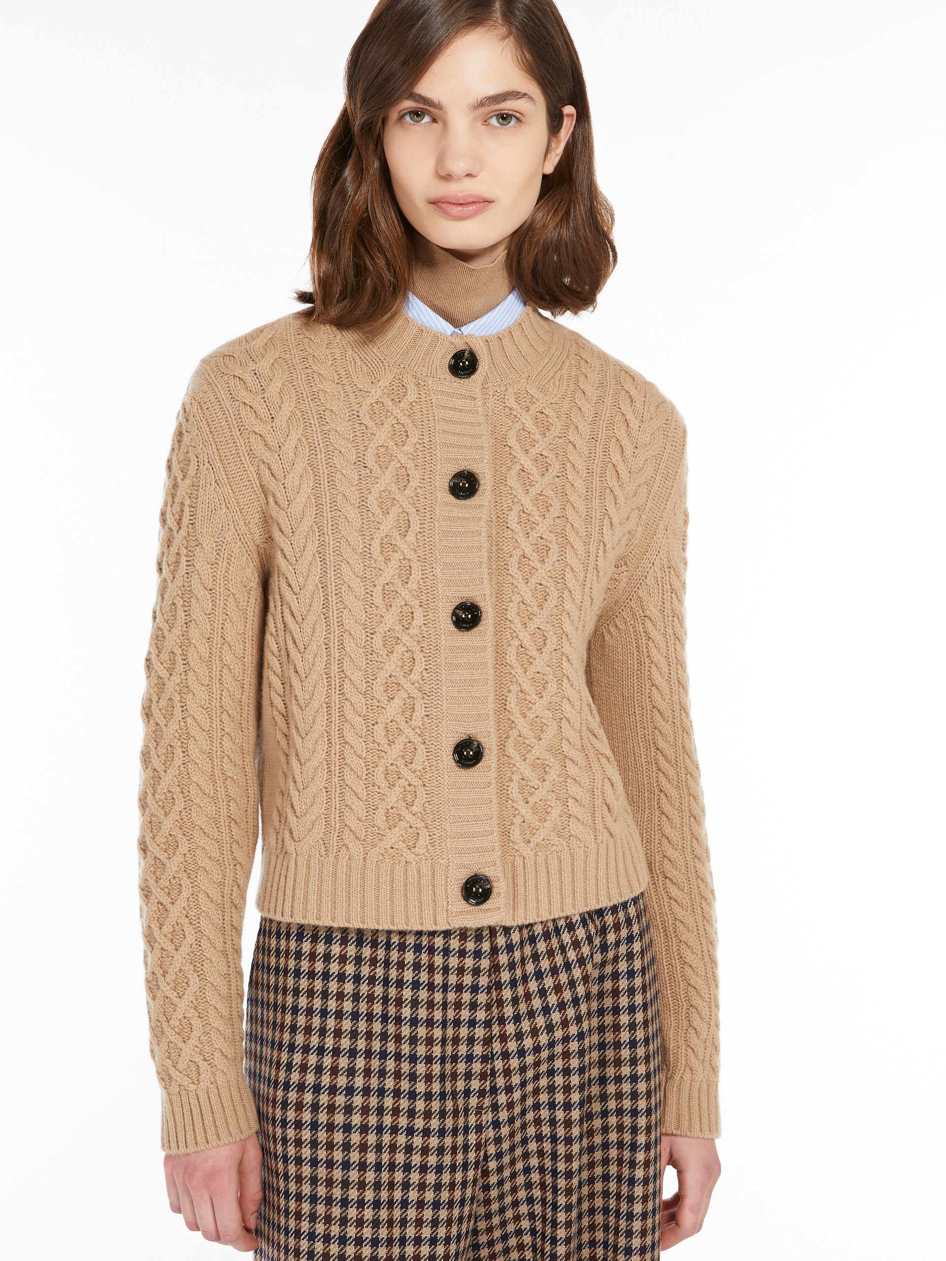 AFOSI Cable-knit wool cardigan - 5