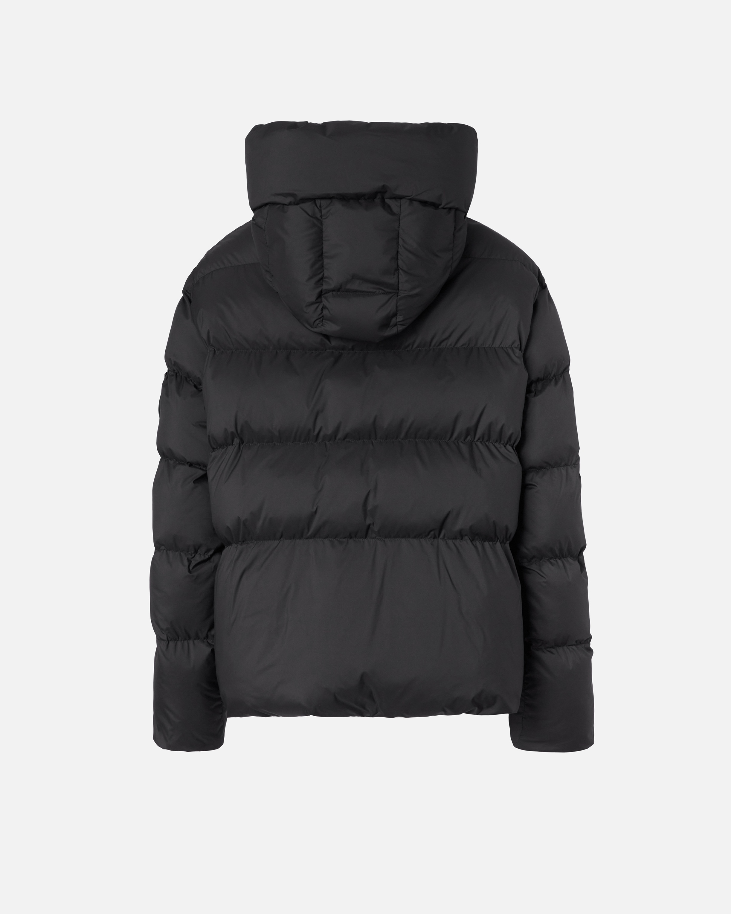 PADDED DOWN JACKET WITH HIGH WRAP-AROUND COLLAR - 6