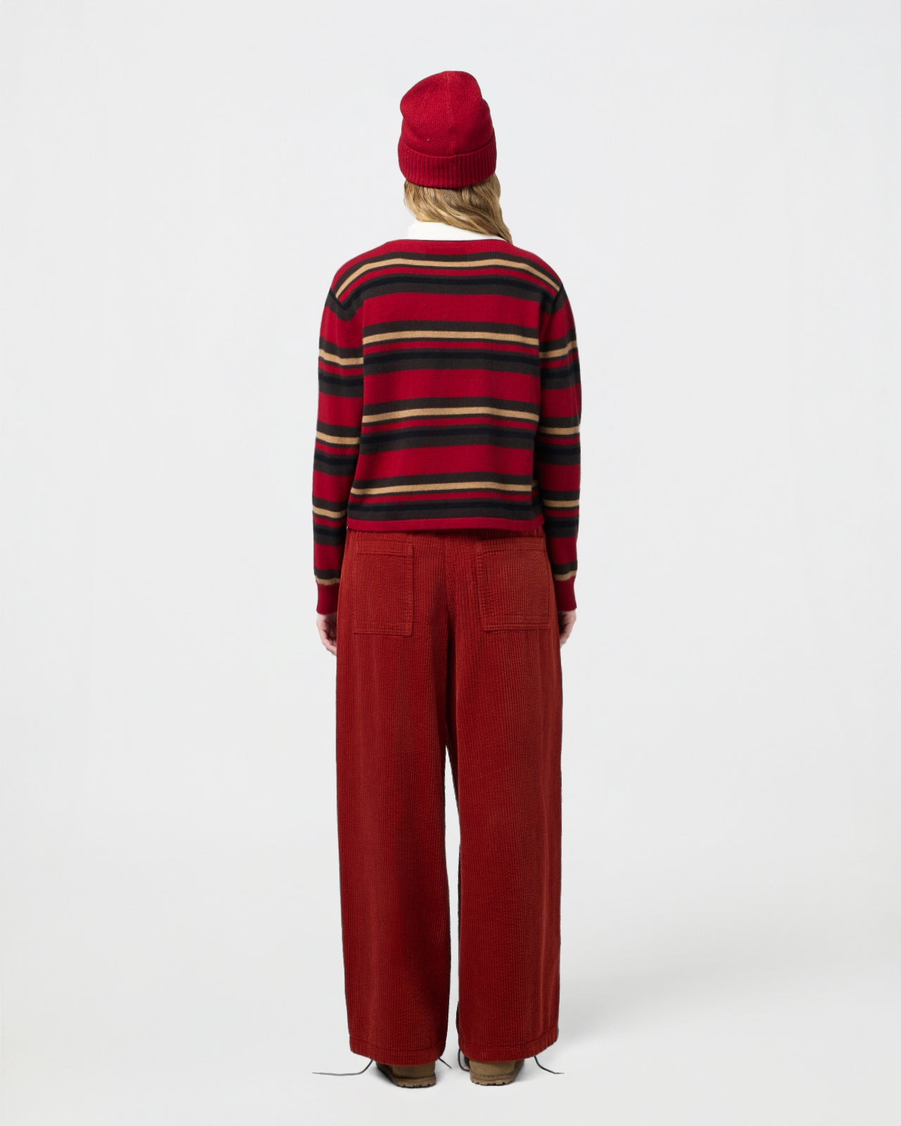 Cropped Stripe Rugby - 6