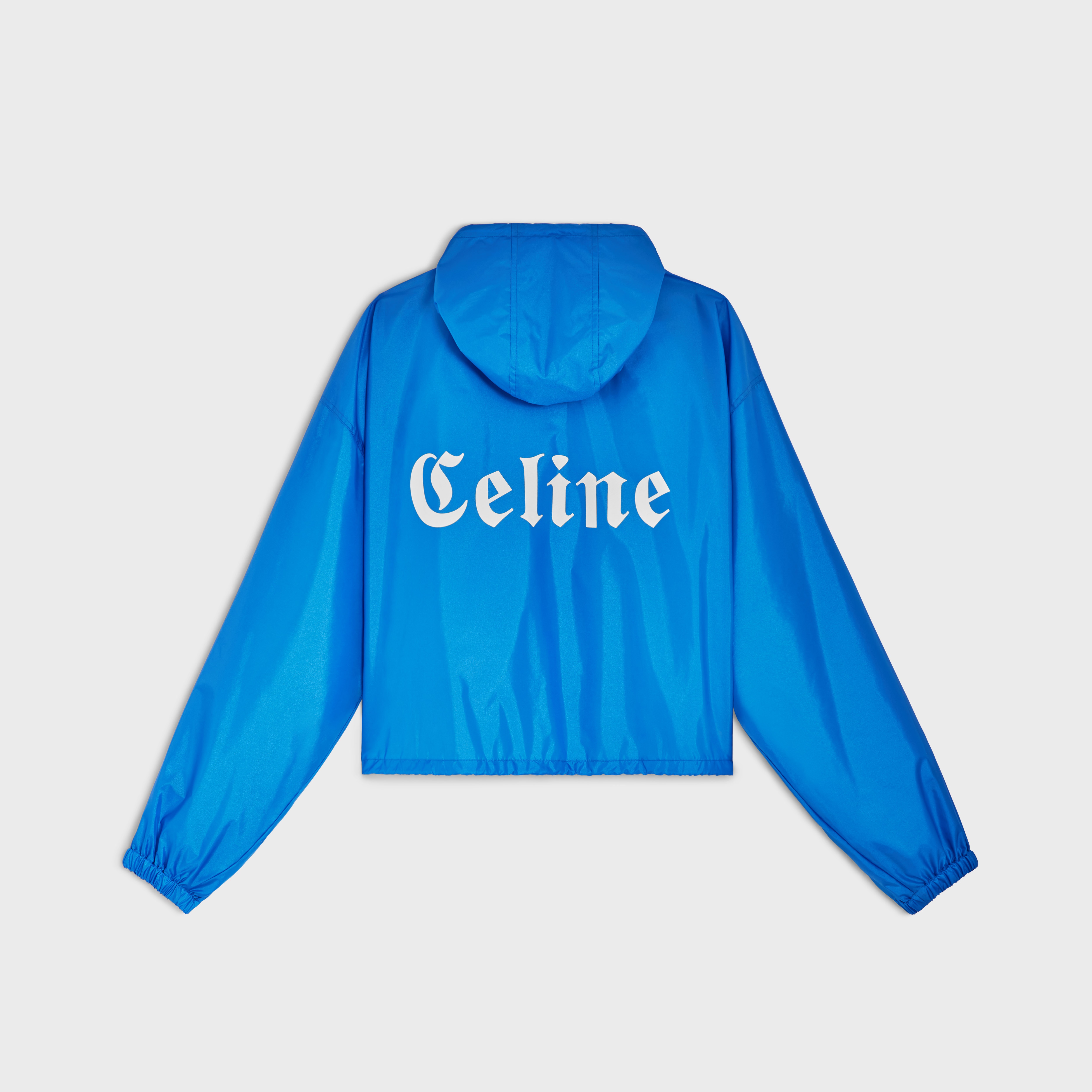 cropped coach jacket in lightweight nylon - 2