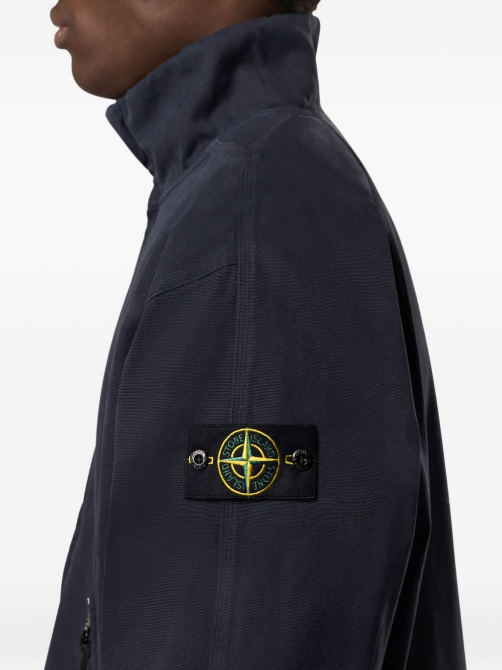 zip-fastening welt-pockets sweatshirt - 4