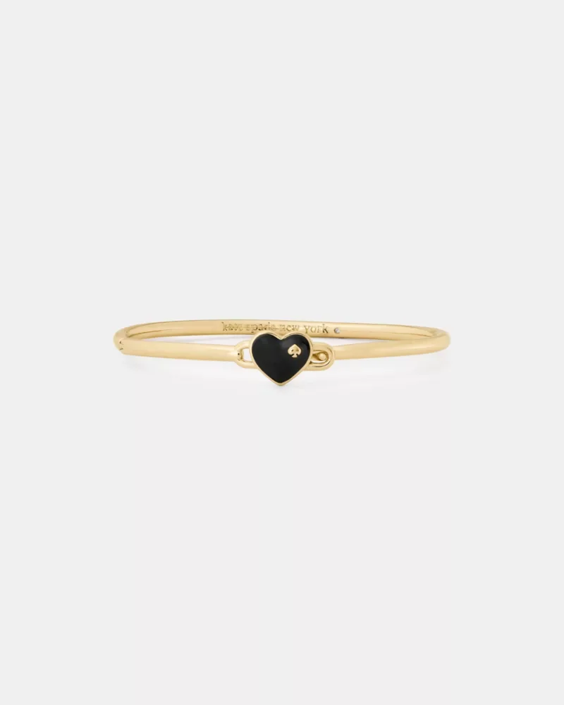 Heart And Spade Thin Bangle - 1