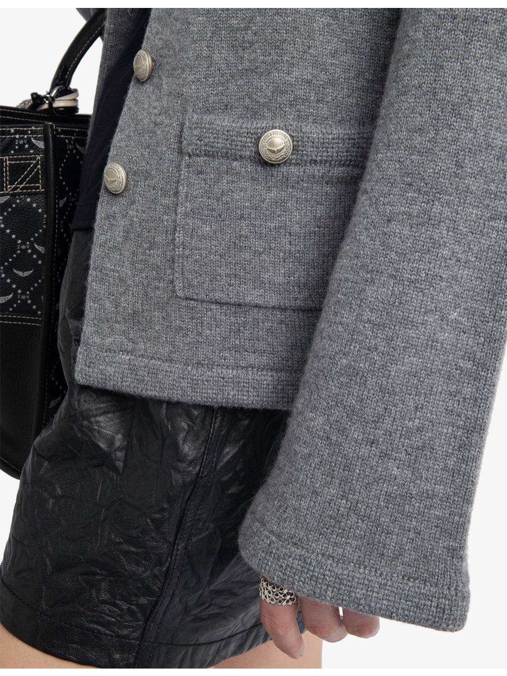 Lucy Wool and Cashmere Cardigan - 5