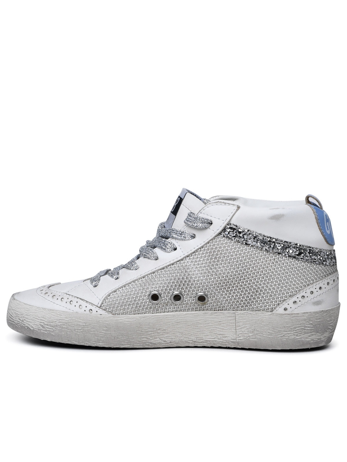 Golden Goose Woman Golden Goose 'Mid-Star Classic' White Leather Sneakers - 3