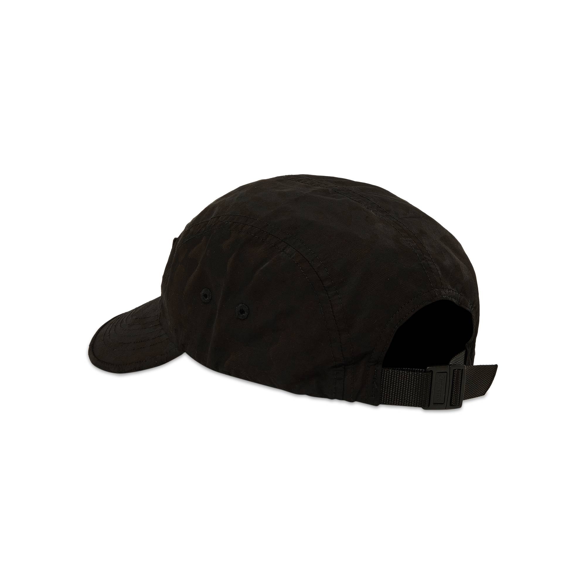 Supreme Supreme Overdyed Camo Nylon Camp Cap 'Black' | REVERSIBLE