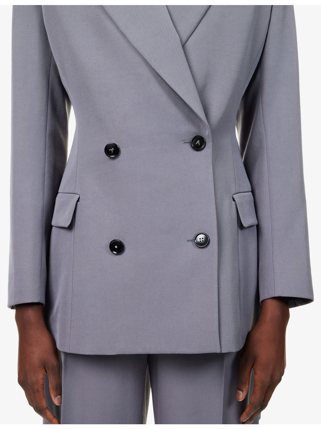 Double-Breasted Tailored Wool Jacket - 6