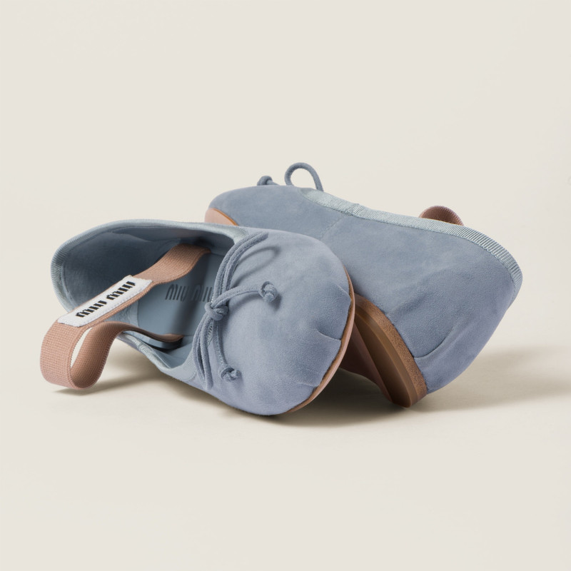 Suede ballerinas 4