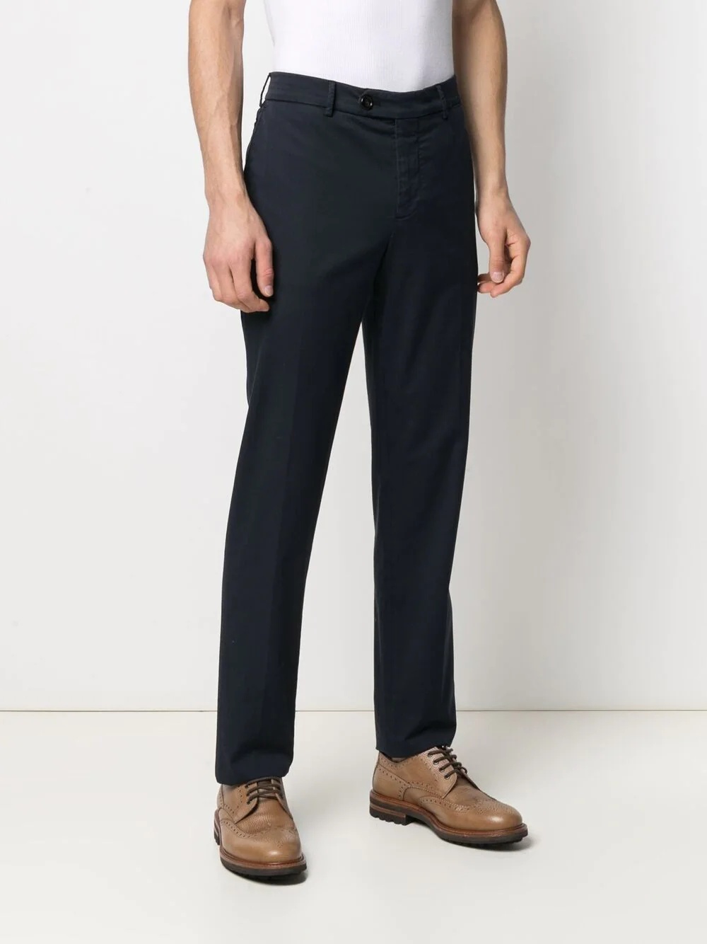 tapered wool trousers - 3