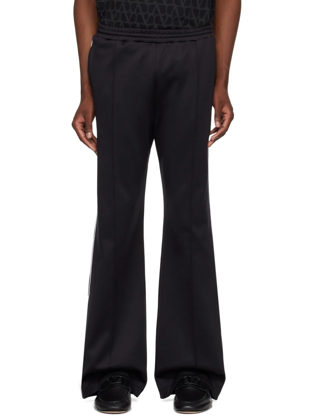 Black Drawstring Sweatpants - 1