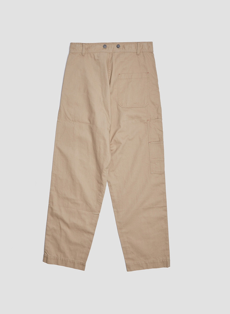 Railroad Pant Cotton Twill in Tan 4