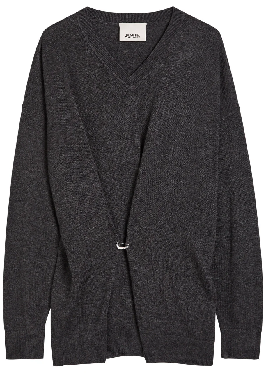 Isabel Marant Chiraz Gathered Knit Jumper - 1