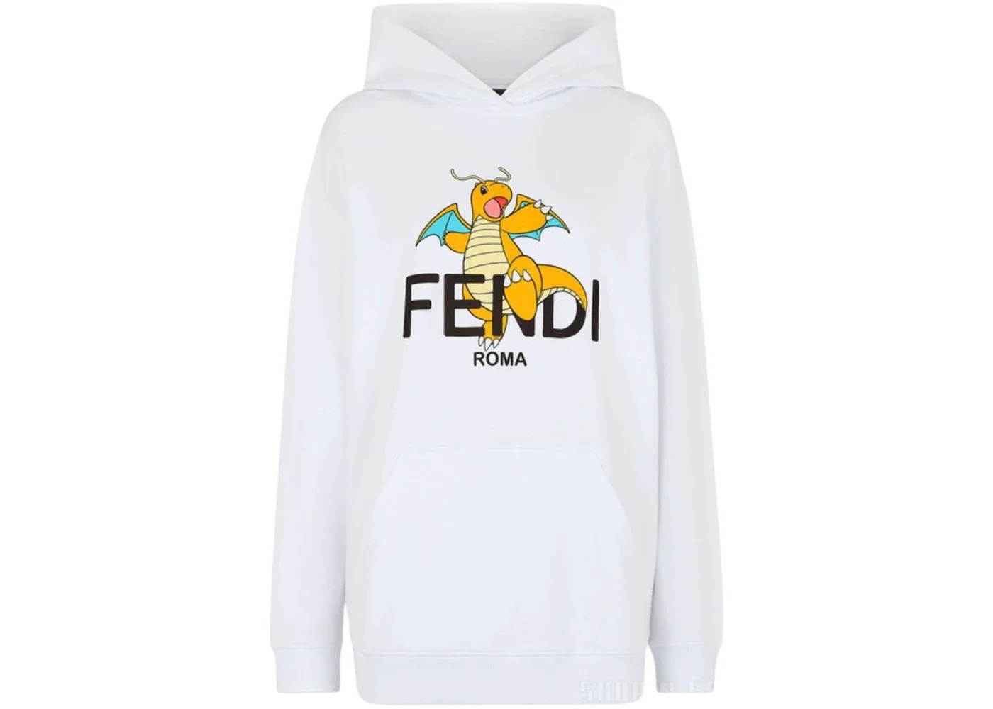 Fendi x Fragment x Pokemon Dragonite Women's Sweatshirt White - 1