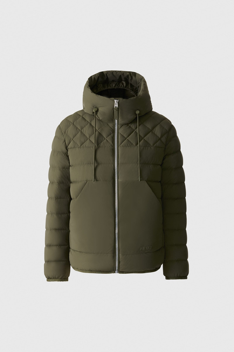 BERGEN Quilted Down Hooded Jacket 1