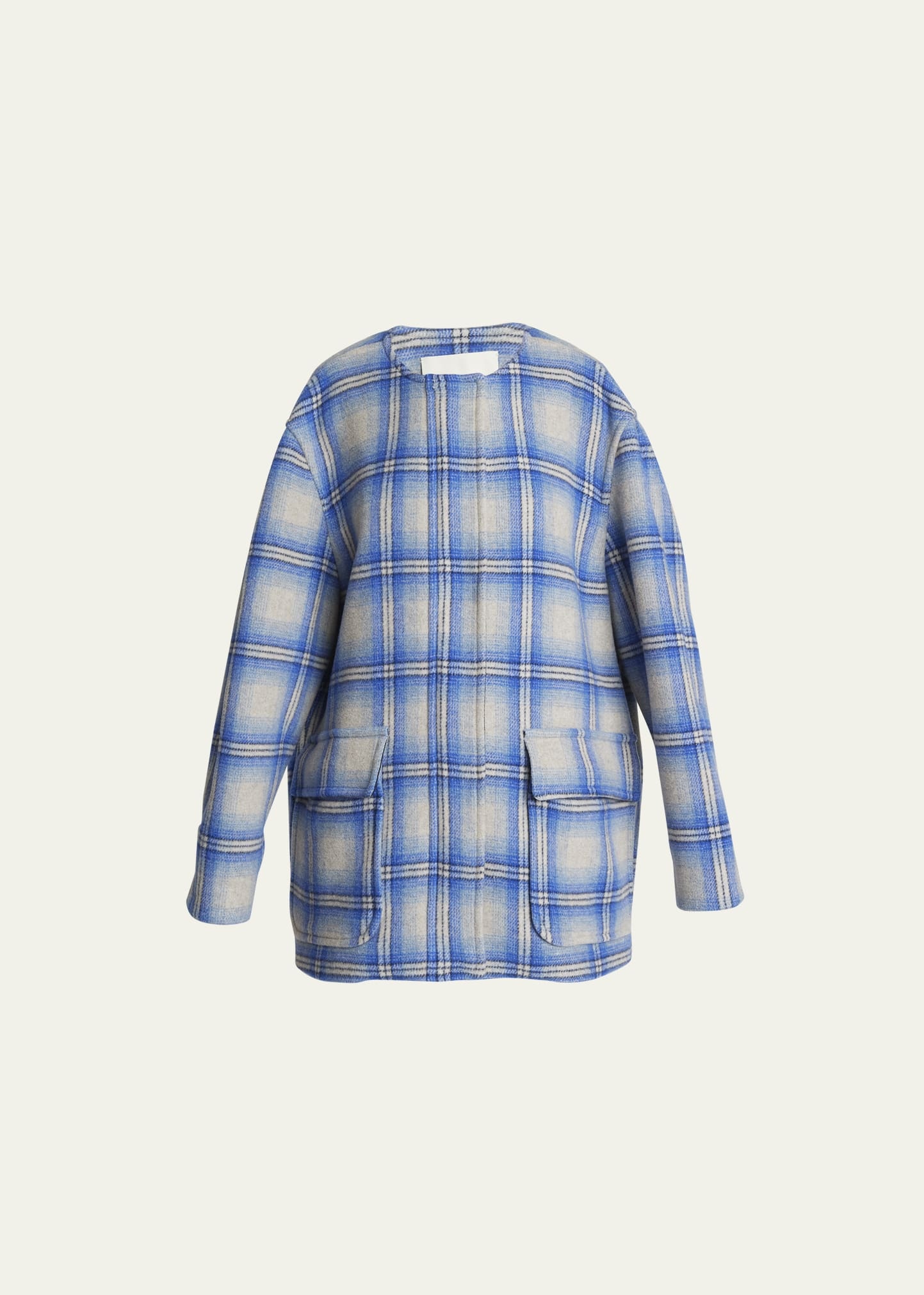 Efelia Plaid Coat - 1