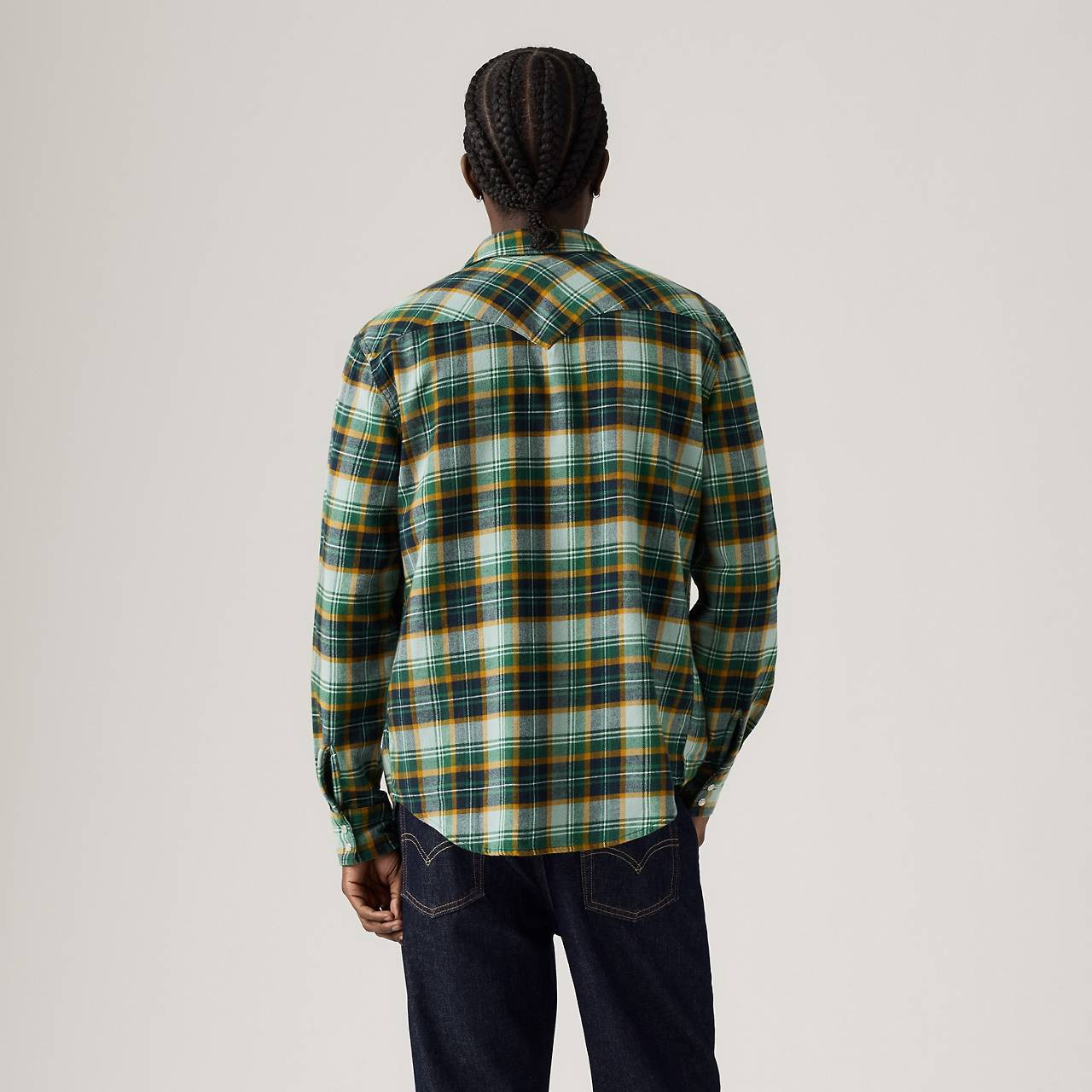CLASSIC STANDARD FIT WESTERN SHIRT - 4