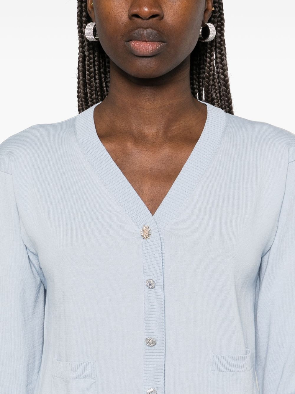 V-neck cardigan - 5