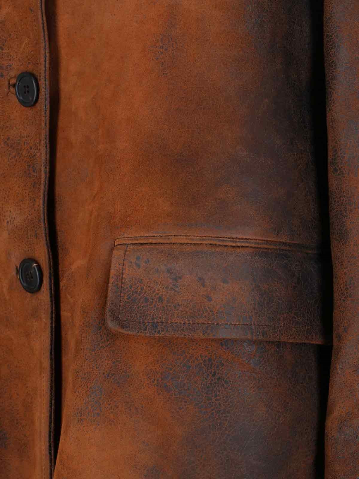 WAXED SUEDE JACKET - 4