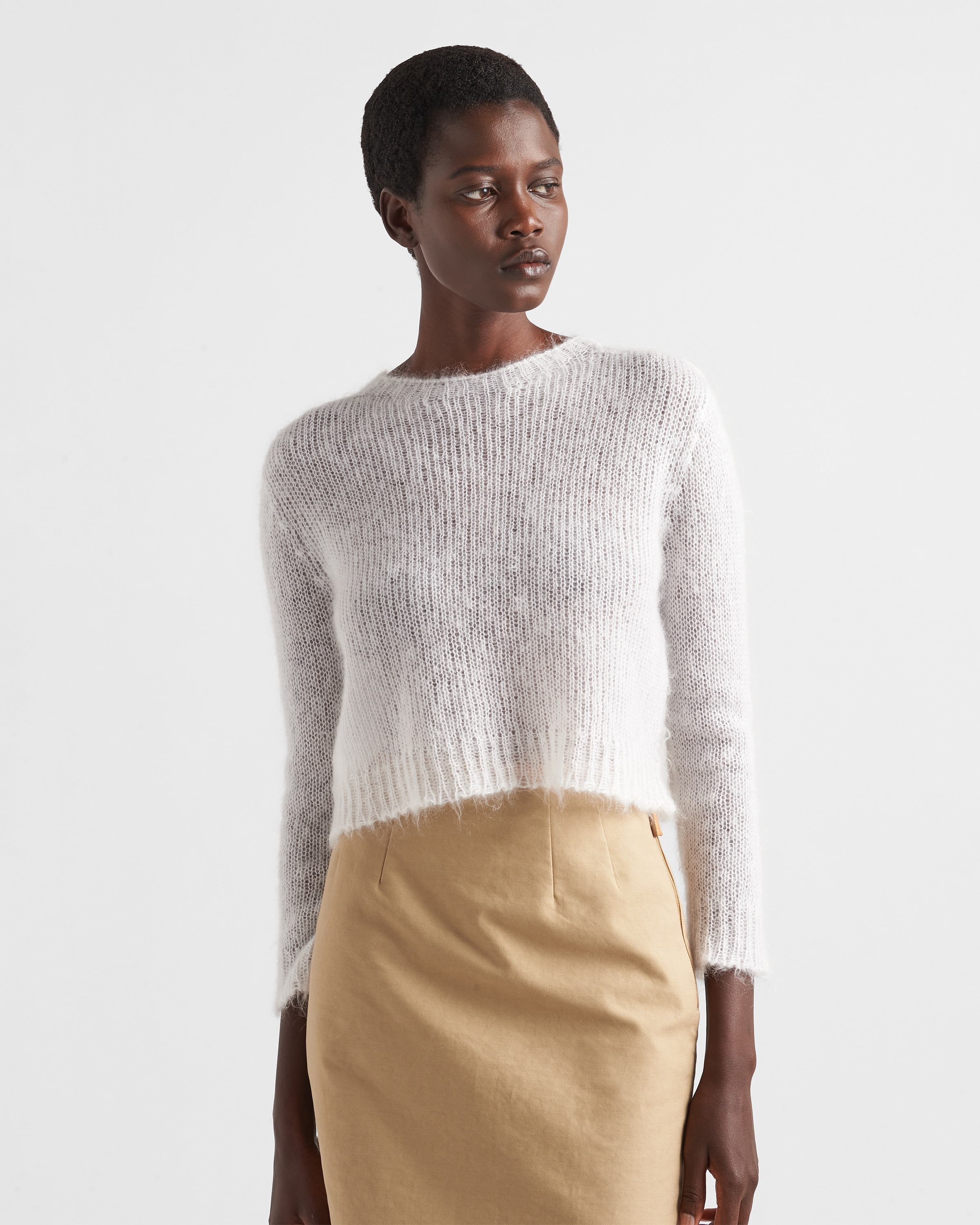 Mohair crew-neck sweater - 4