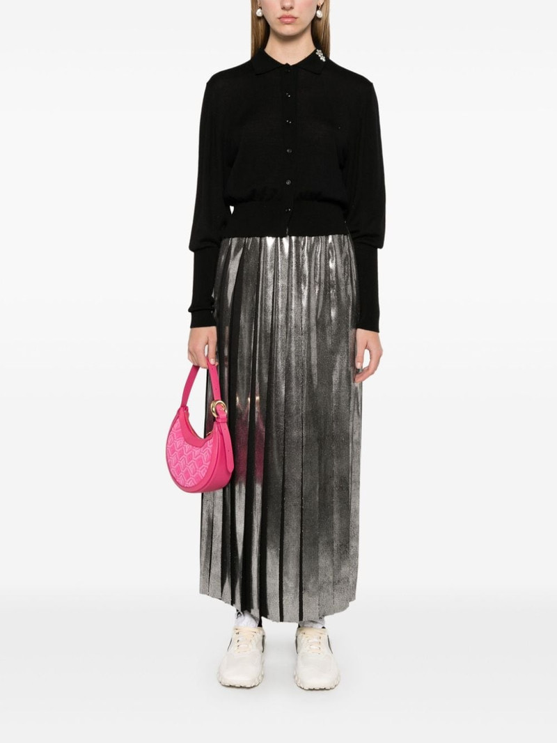 MSGM pleated midi skirt outlook