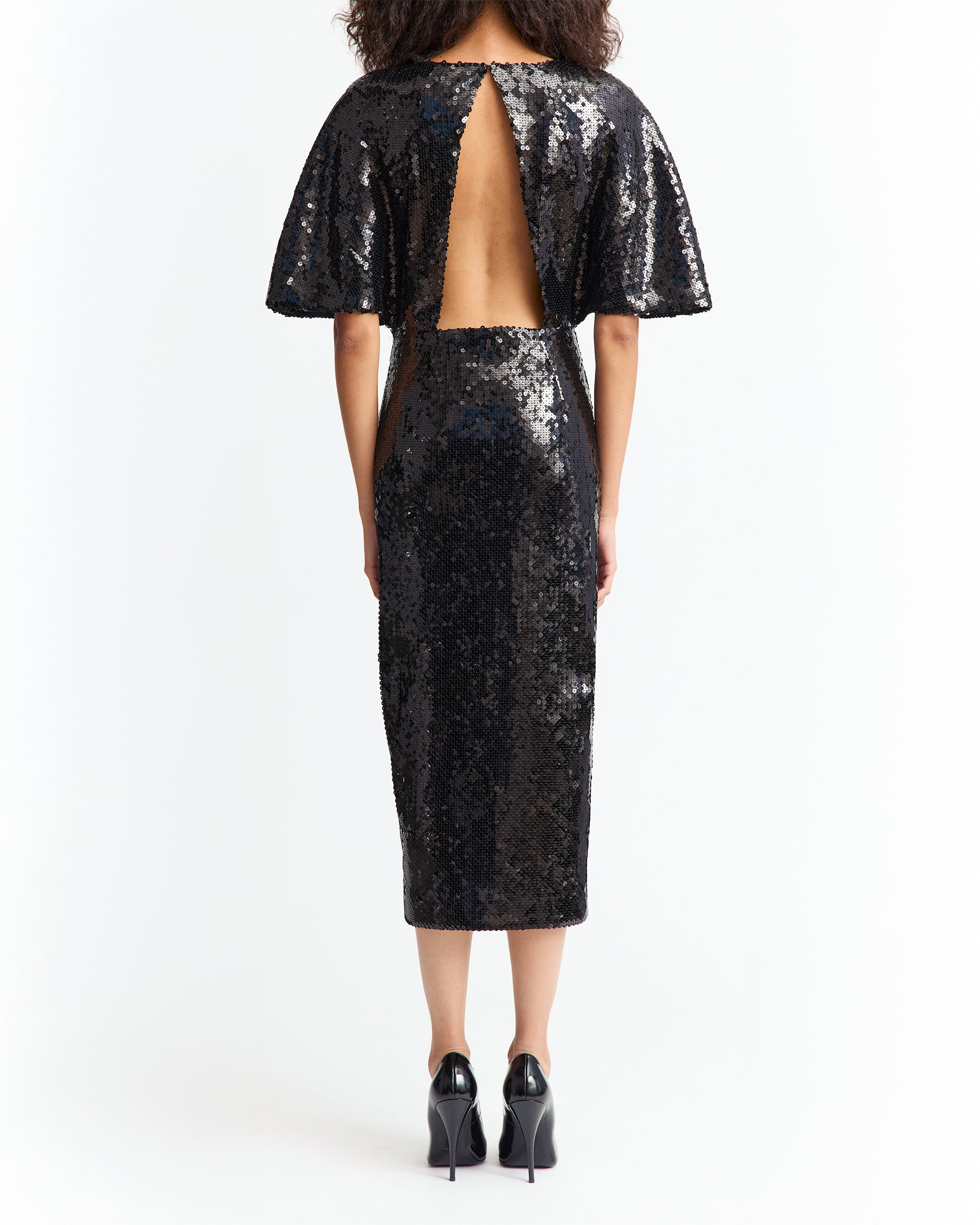 ERMARA MIDI DRESS IN SEQUIN - 4