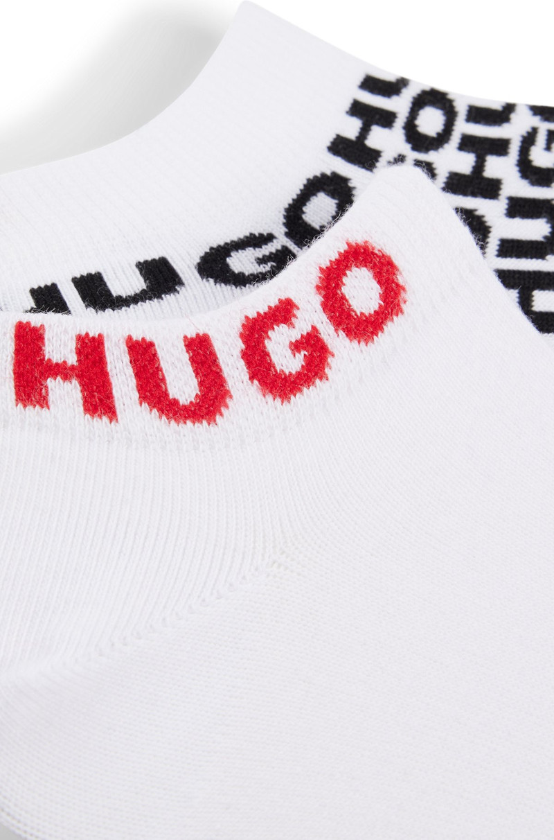 HUGO TWO-PACK OF ANKLE SOCKS WITH LOGOS outlook