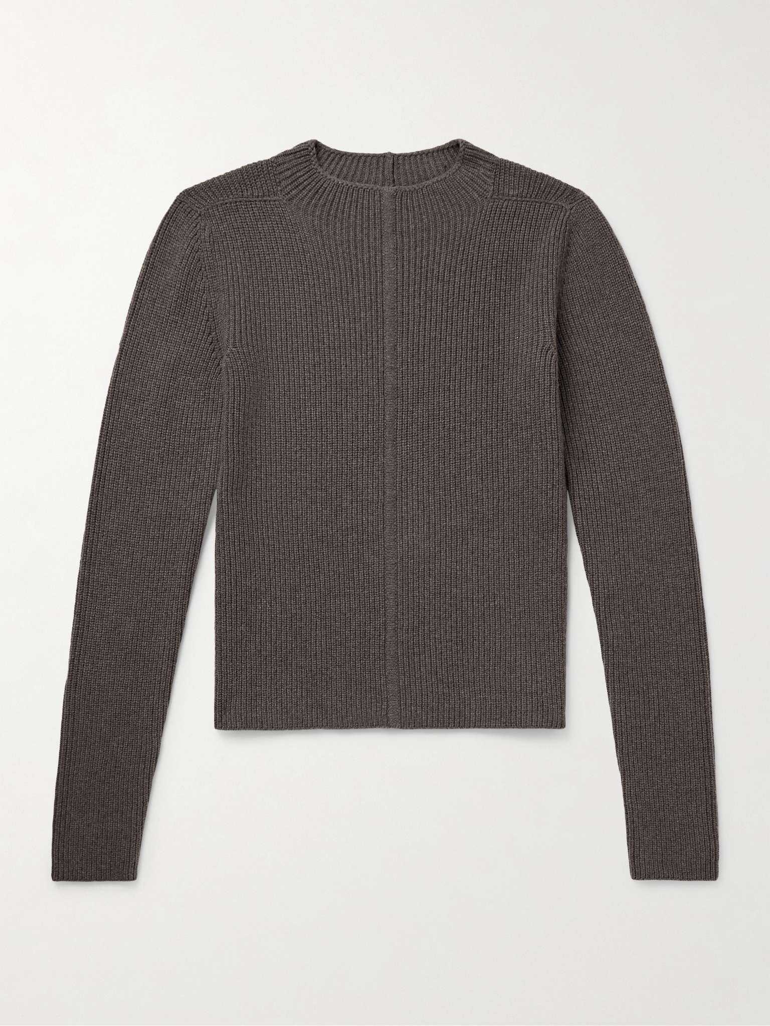 Ribbed Recycled-Cashmere and Wool-Blend Sweater - 1