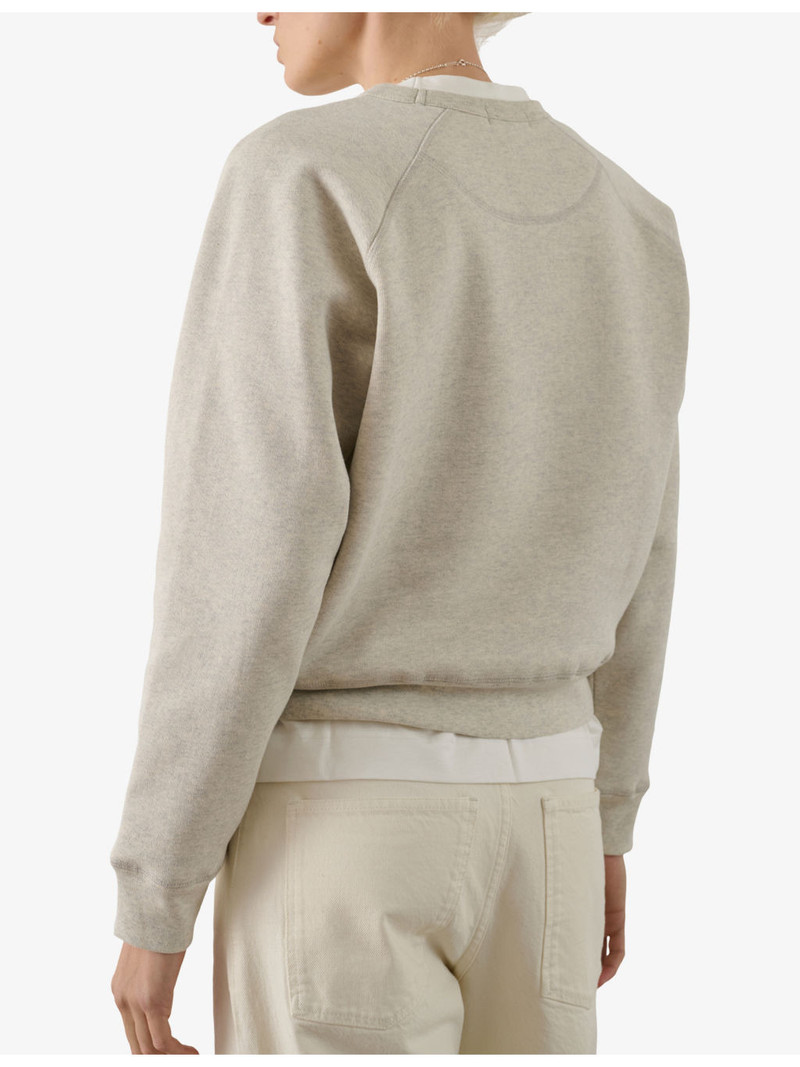 Artemis Brand-Embroidered Cotton Sweatshirt 3