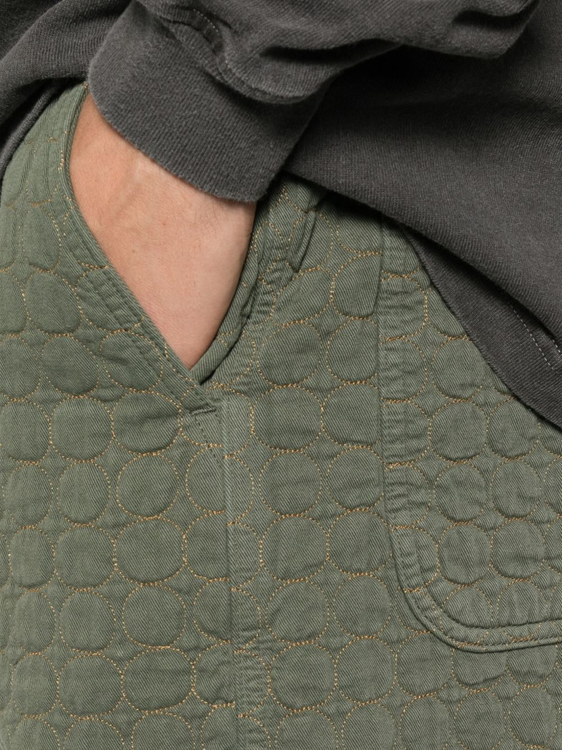 circle-quilted trousers 5
