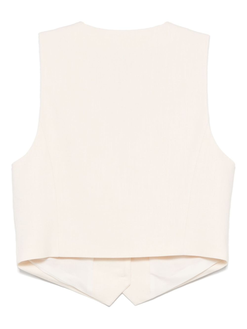 slub-texture waistcoat - 2