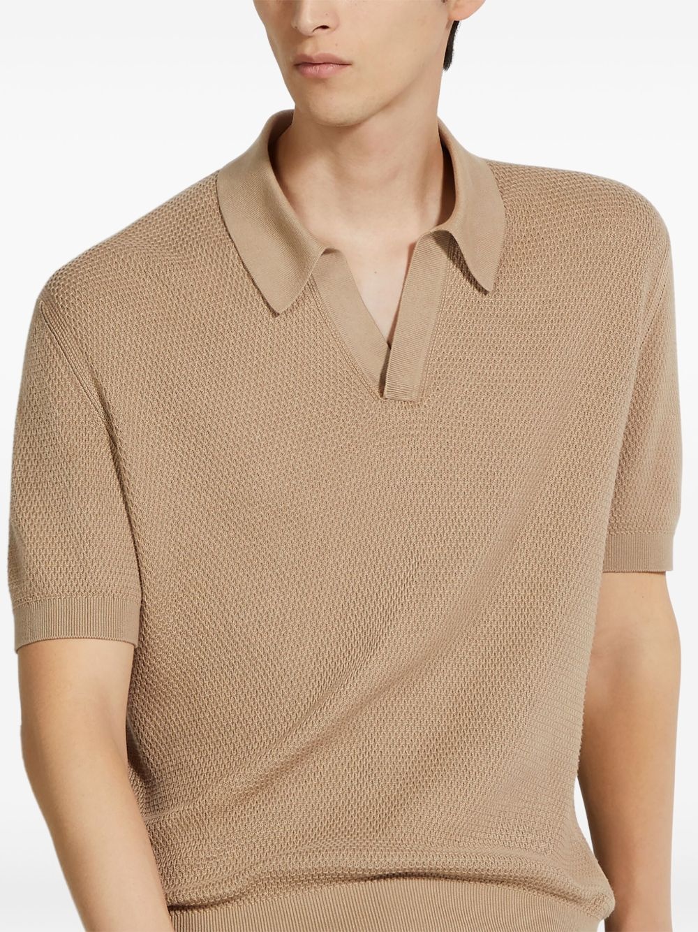 cotton polo shirt - 5