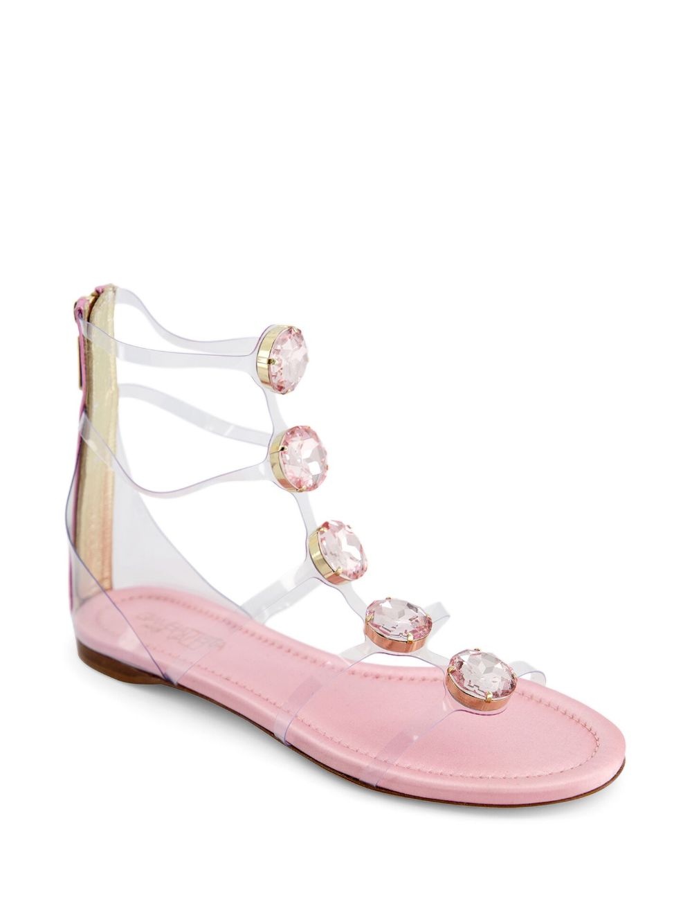 Diamond Clash flat sandals - 4