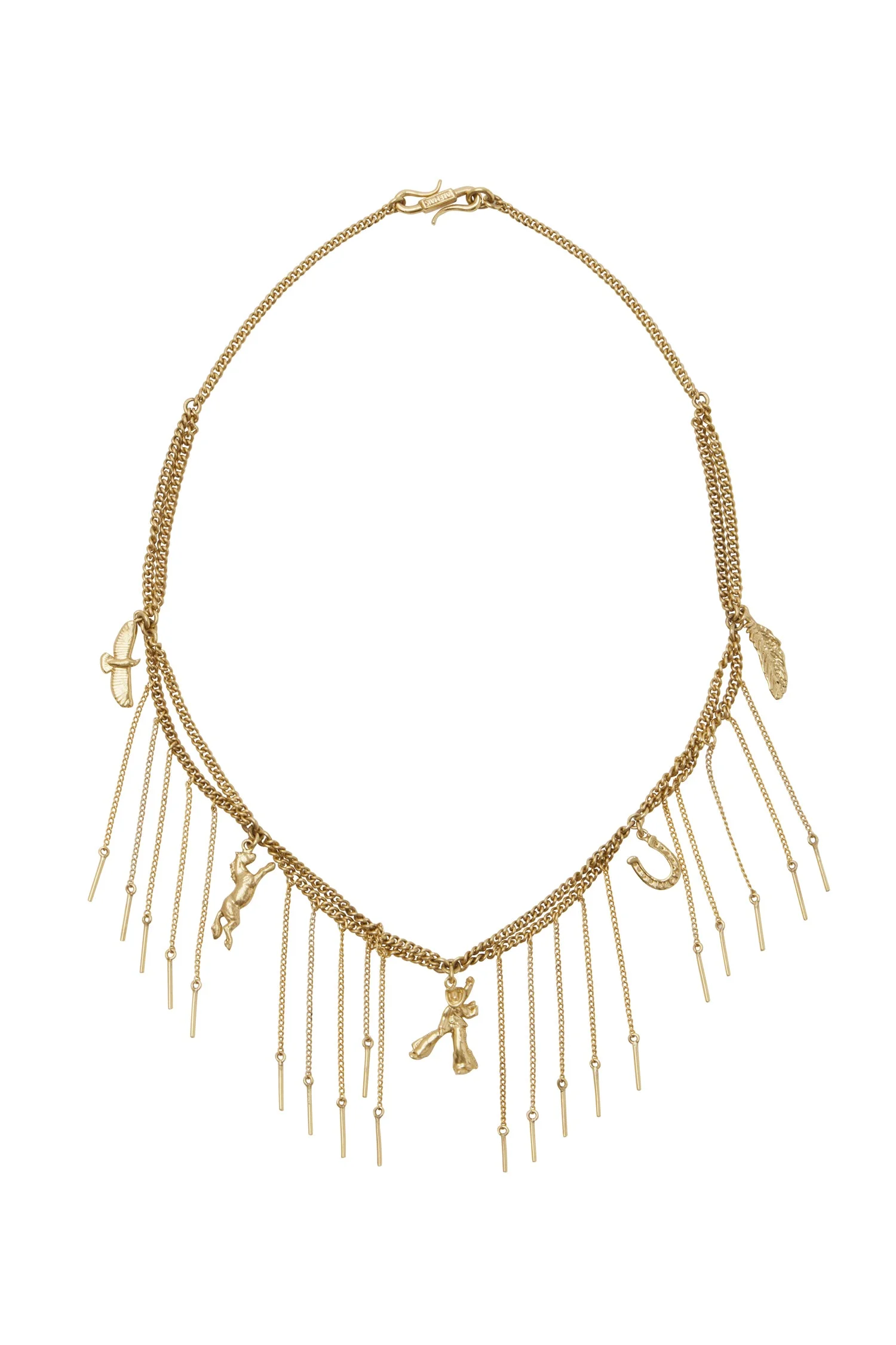 Django Charm Fringed Necklace - 1