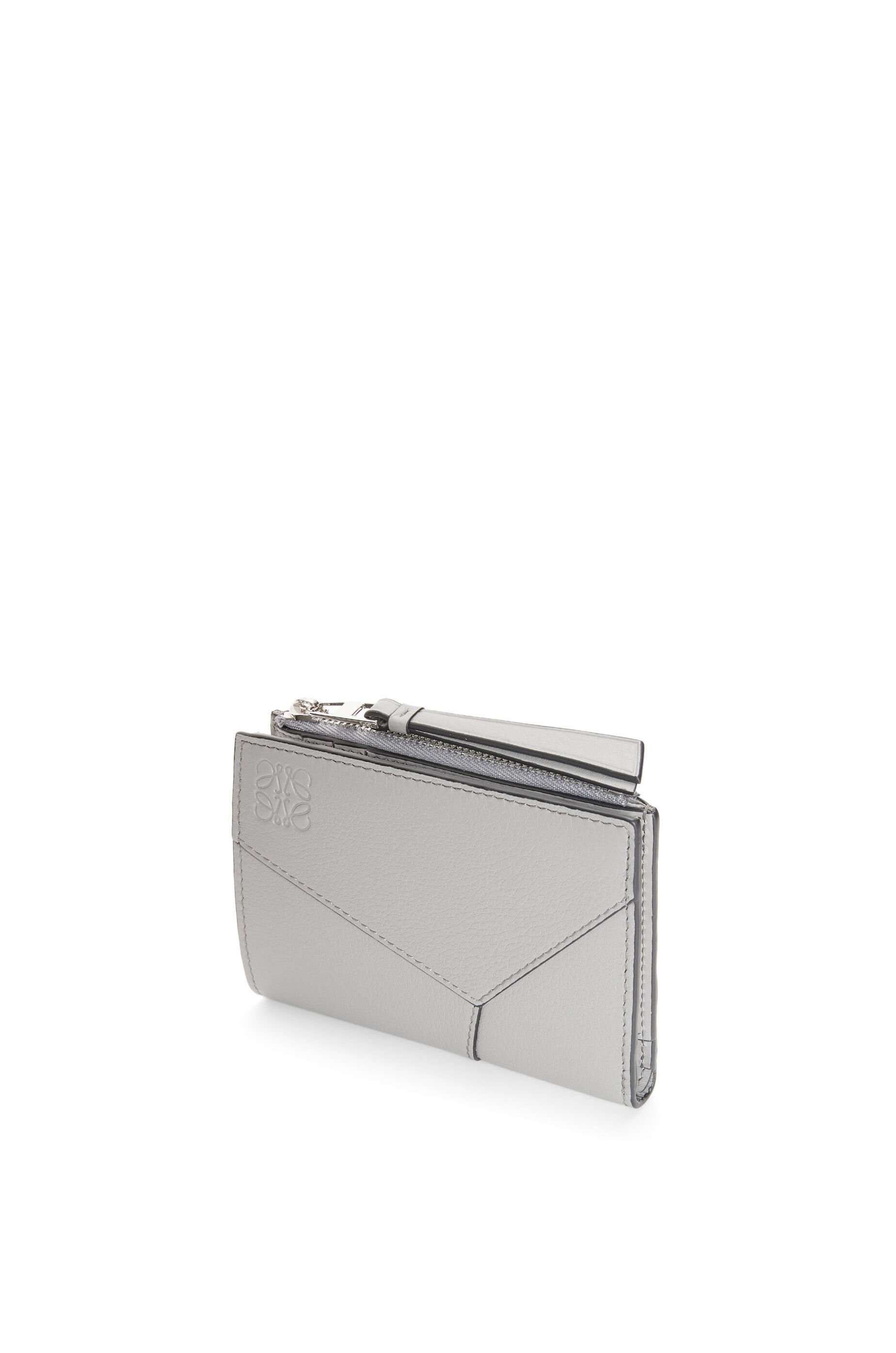 Puzzle Edge slim compact wallet in classic calfskin - 3