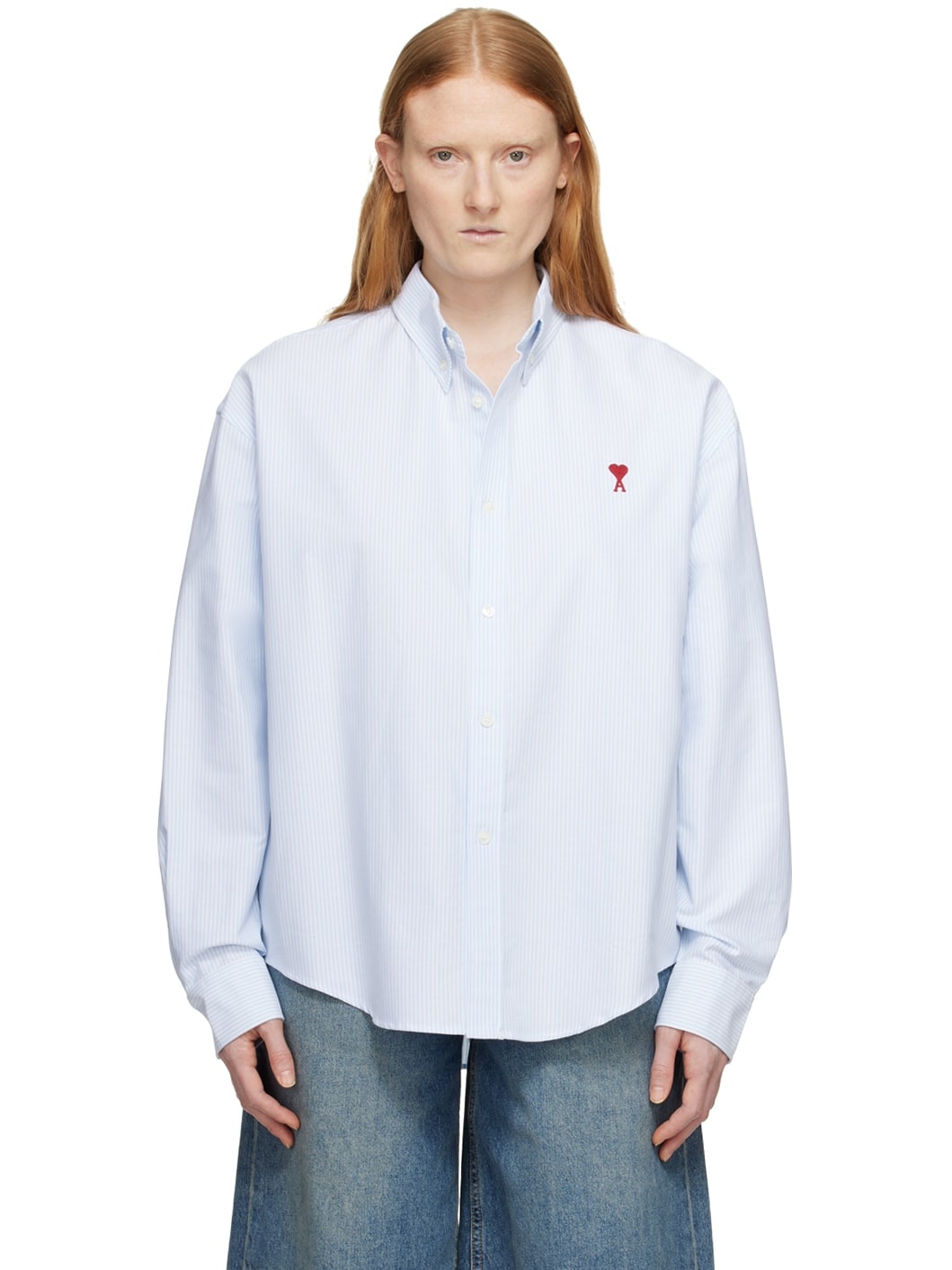 Blue & White Ami de Cœur Shirt - 1
