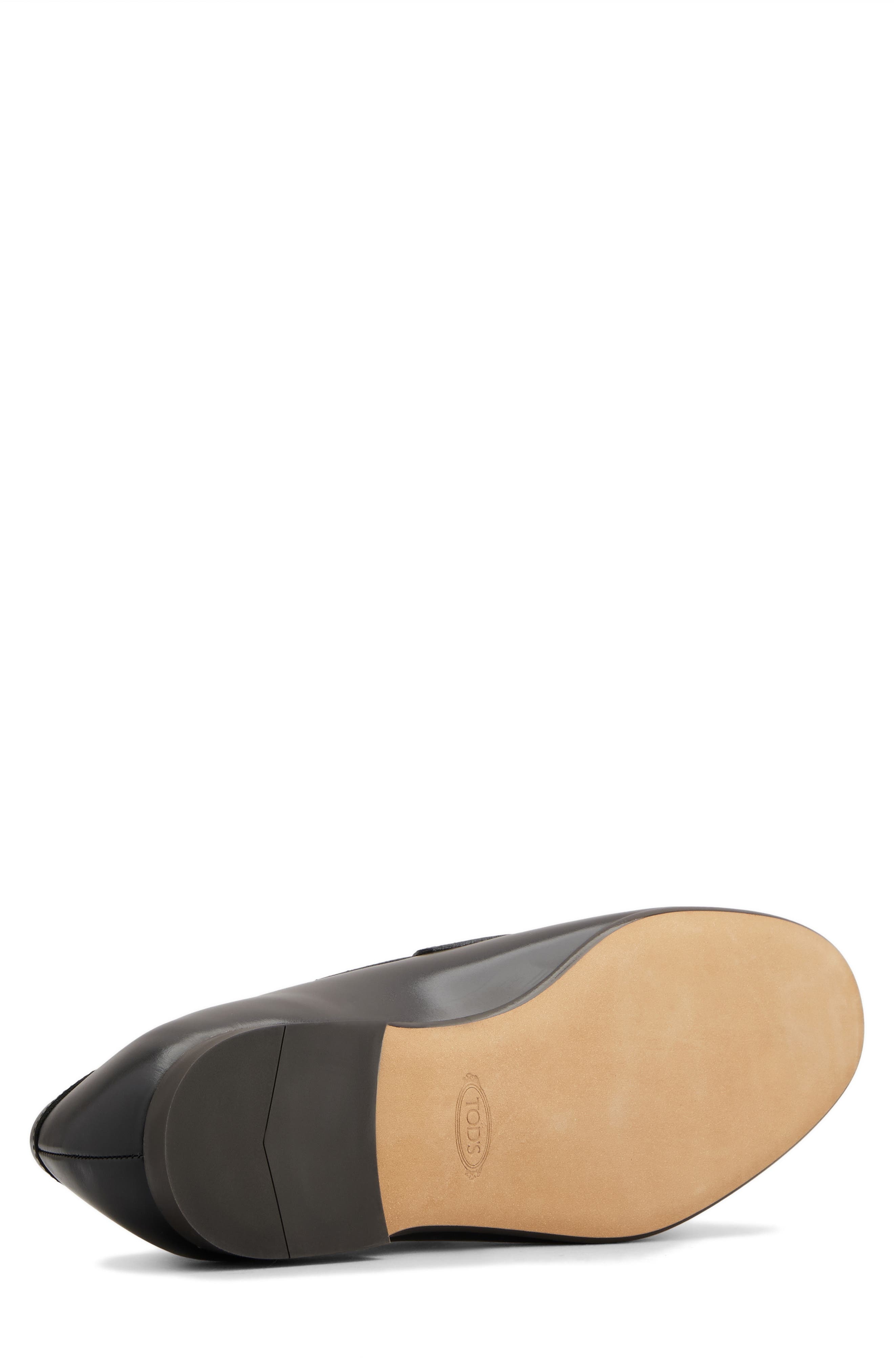 Tod's Logo Penny Loafer in Nero at Nordstrom - 4