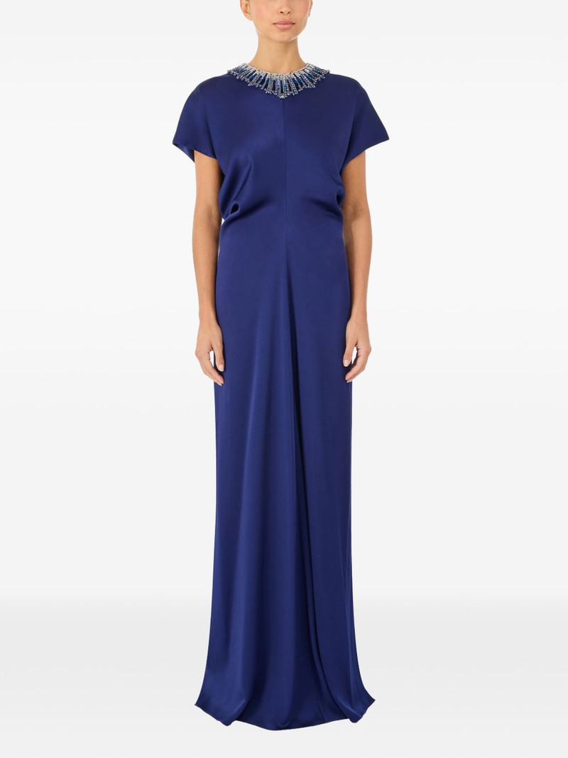 JENNY PACKHAM Novak embellished-collar maxi dress outlook