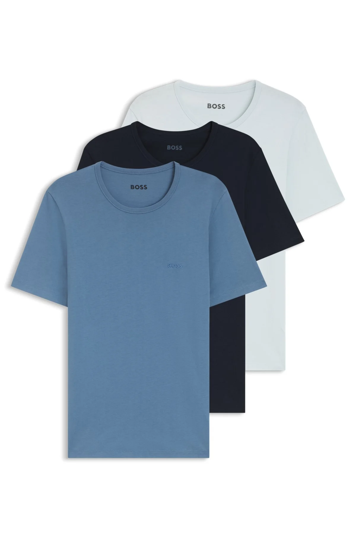 THREE-PACK COTTON UNDERSHIRTS - 1