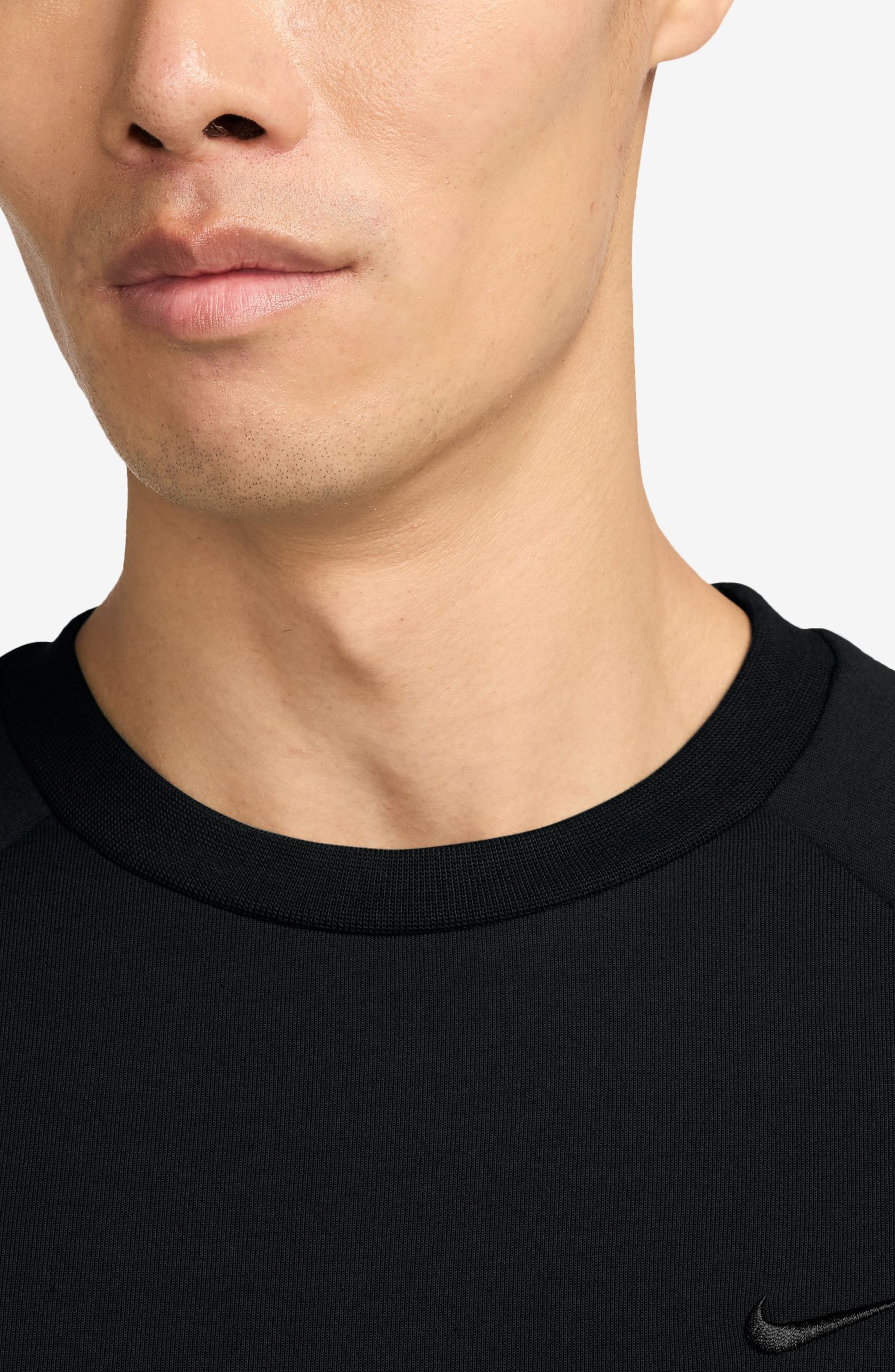 Nike Primary Dri-FIT Sweatshirt in Black/Black at Nordstrom - 3
