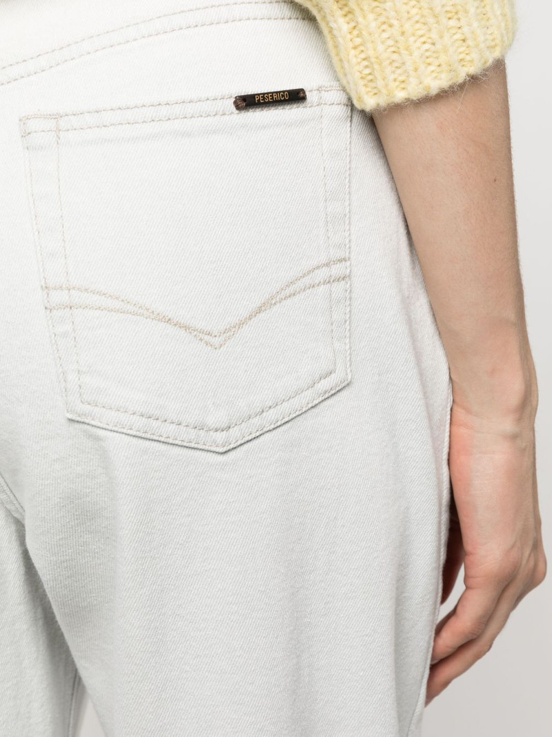 light-wash tapered-leg jeans 5