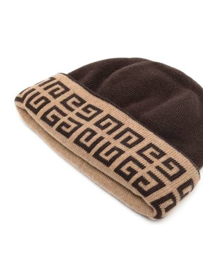 Givenchy 4G motif wool beanie outlook