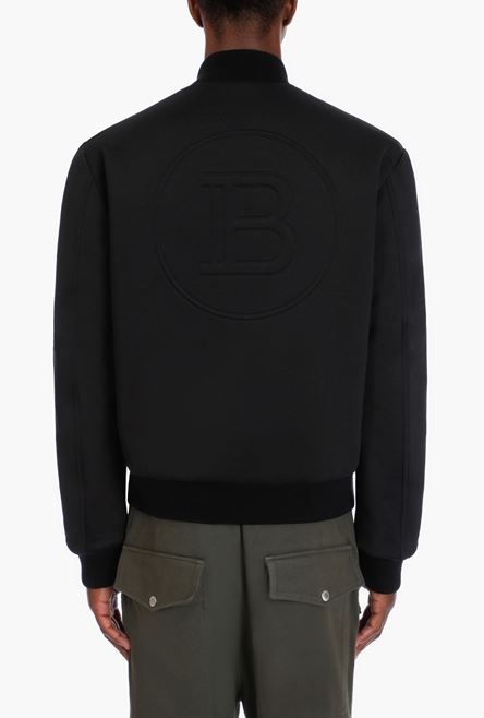 Reversible striped black and white bomber jacket - 9