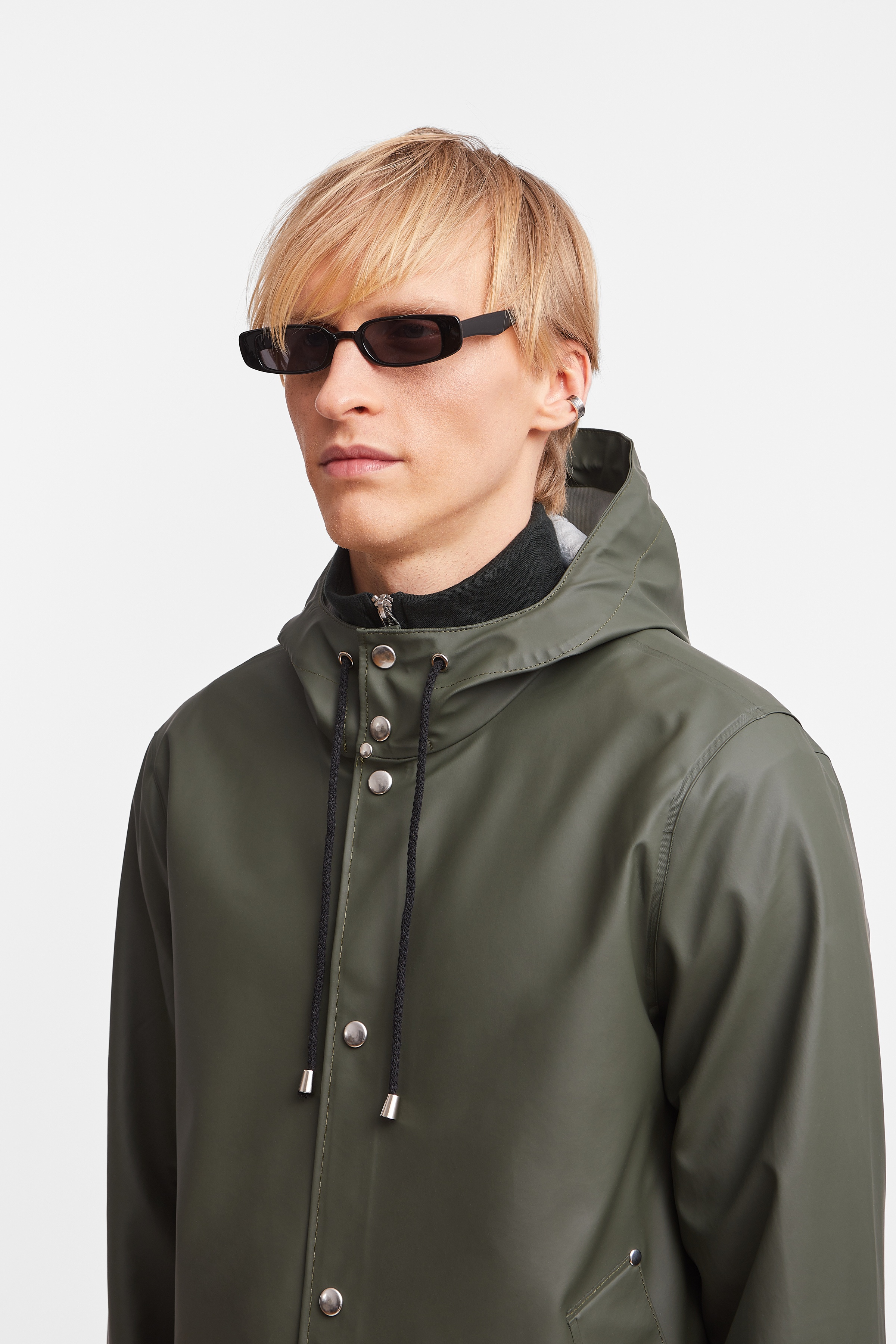 Stockholm Lightweight Raincoat Green - 7