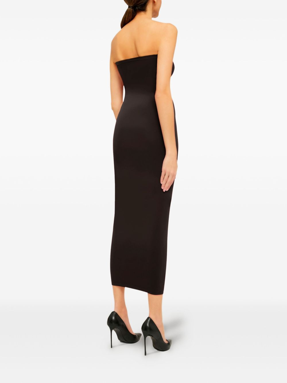 strapless maxi dress - 3