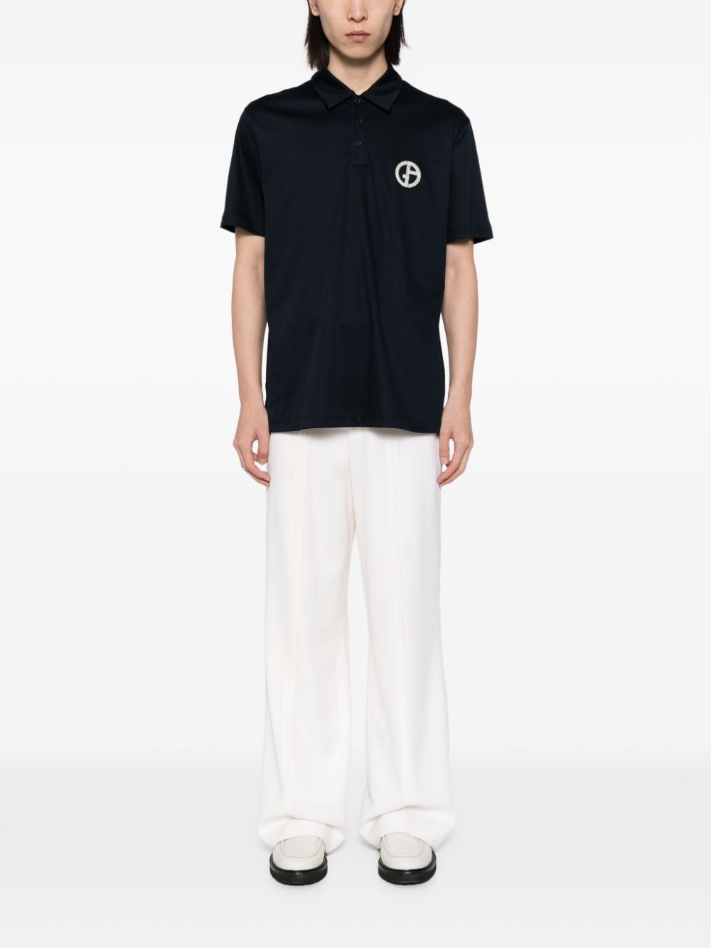 LOGO-EMBROIDERED COTTON POLO SHIRT - 2