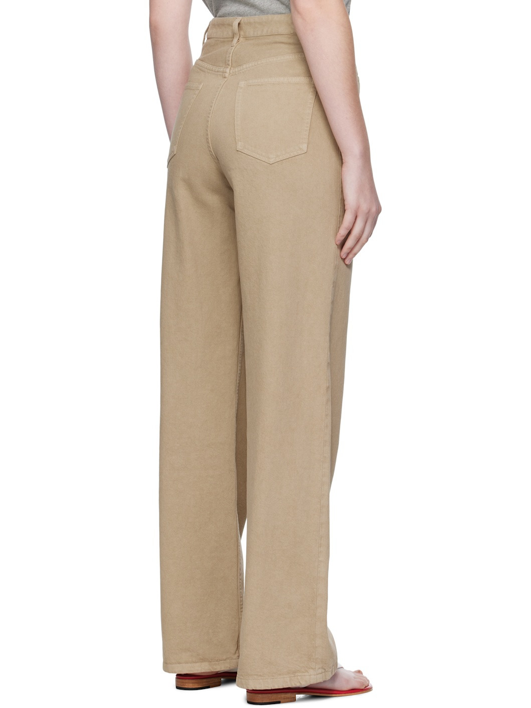 Beige Elisabeth Jeans - 3